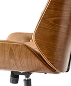 Linzy Genuine Leather Office Chair