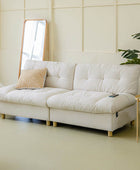 Hilario Loveseat with USB-C Ports Tufted Design