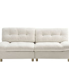 Hilario Loveseat with USB-C Ports Tufted Design
