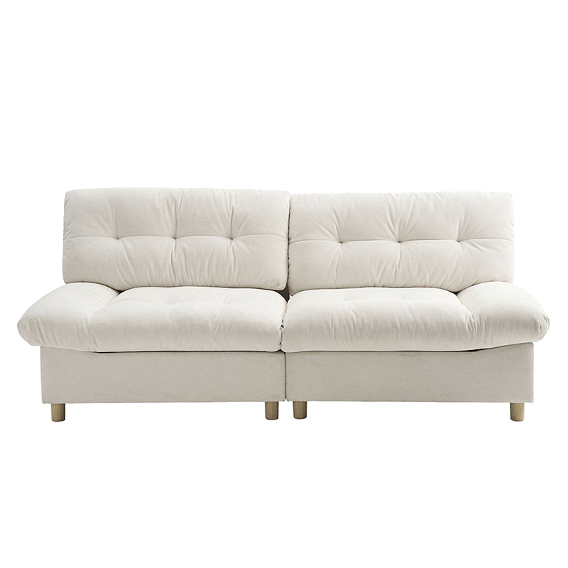 Hilario Loveseat with USB-C Ports Tufted Design