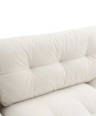 Hilario Loveseat with USB-C Ports Tufted Design