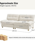 Hilario Loveseat with USB-C Ports Tufted Design