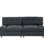 Hilario Loveseat with USB-C Ports Tufted Design