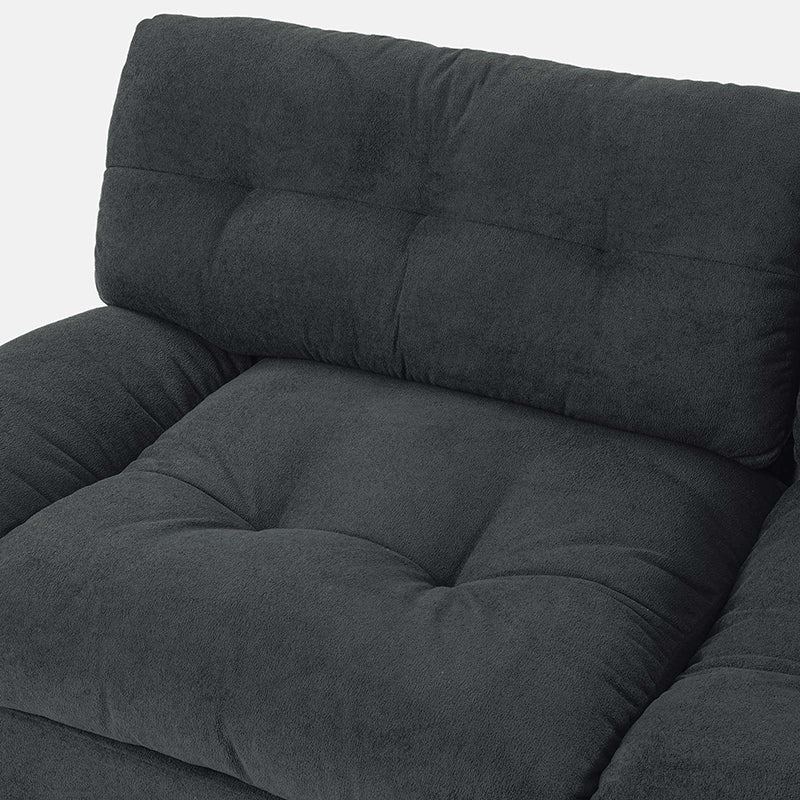Hilario Loveseat with USB-C Ports Tufted Design