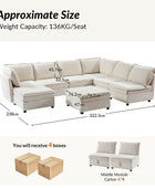 Victoria Modular Sectional Sofa with Storage