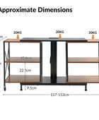 Paula Flexible TV Stand with Power Outlets