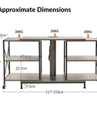 Paula Flexible TV Stand with Power Outlets