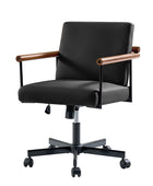 Aurora Office Chair with Solid Wood Armrests