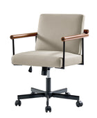 Aurora Office Chair with Solid Wood Armrests