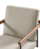 Aurora Office Chair with Solid Wood Armrests