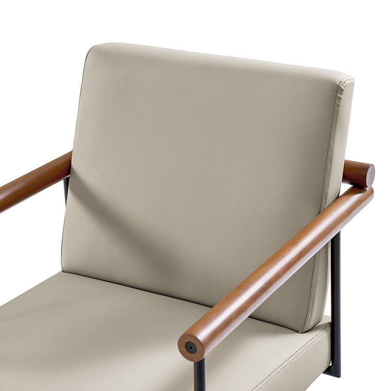 Aurora Office Chair with Solid Wood Armrests