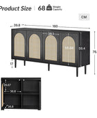 Norbert 160 cm Wide Boho Sideboard