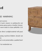 Kamu 2 - Drawer Nightstand with Built-In Outlets