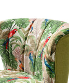Coraline Elegant Comfort in a Wingback Floral Accent Chair