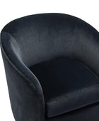Emanuela Velvet Swivel Barrel Armchair - HULALA HOME