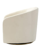 Emanuela Velvet Swivel Barrel Armchair - HULALA HOME