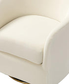 Emanuela Velvet Swivel Barrel Armchair - HULALA HOME