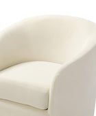 Emanuela Velvet Swivel Barrel Armchair - HULALA HOME