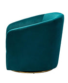 Emanuela Velvet Swivel Barrel Armchair - HULALA HOME