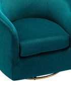 Emanuela Velvet Swivel Barrel Armchair - HULALA HOME