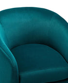 Emanuela Velvet Swivel Barrel Armchair - HULALA HOME