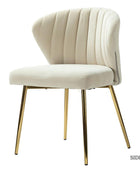 Aruna Velvet Chair - HULALA HOME