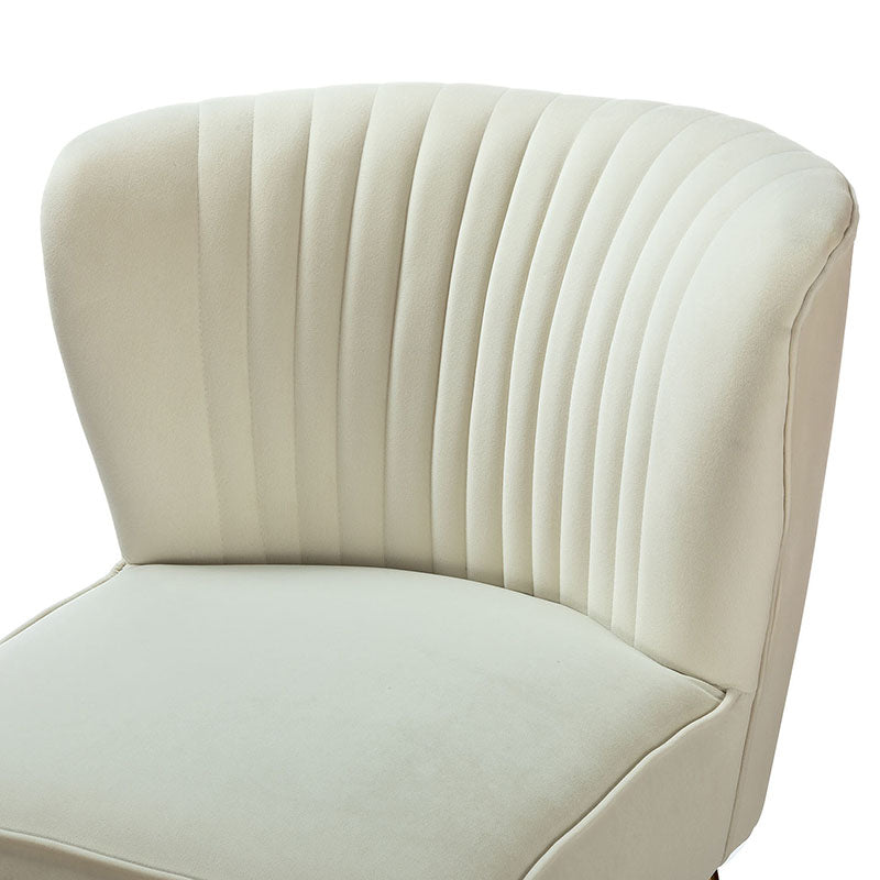Lola Velvet Mid-Century Wingback Accent Chair
