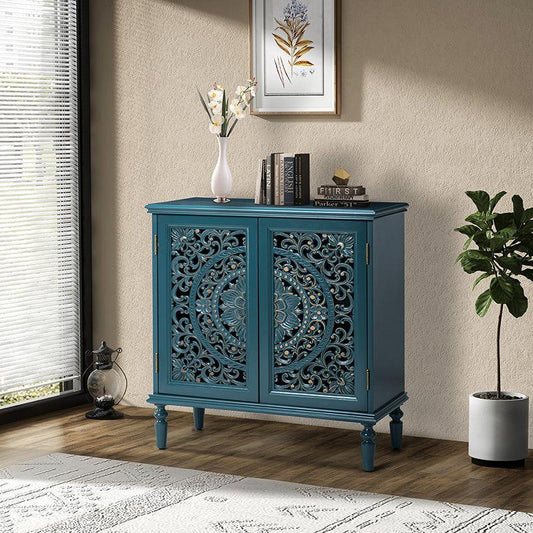 Emathides 32&quot; Tall 2-Door Accent Cabinet - HULALA HOME