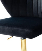 Chandra Velvet Office Chair - HULALA HOME