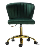 Chandra Velvet Office Chair - HULALA HOME