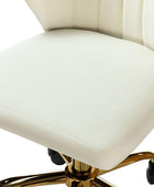 Chandra Velvet Office Chair - HULALA HOME