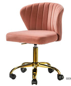 Chandra Velvet Office Chair - HULALA HOME