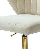 Chandra Velvet Office Chair - HULALA HOME