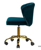 Chandra Velvet Office Chair - HULALA HOME