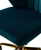 Chandra Velvet Office Chair - HULALA HOME