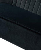 Bariana Velvet Mid-Century Modern Upholstered Loveseat
