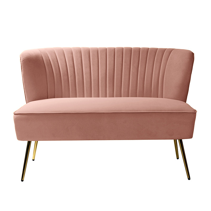 Modern armless loveseat discount