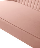 Bariana Velvet Mid-Century Modern Upholstered Loveseat