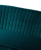 Bariana Velvet Mid-Century Modern Upholstered Loveseat