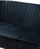 Ainhoa Velvet Loveseat with Hairpin Legs - HULALA HOME