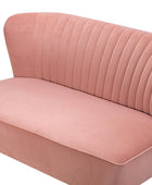 Ainhoa Velvet Loveseat with Hairpin Legs - HULALA HOME