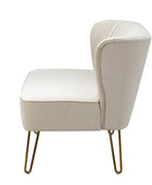 Ainhoa Velvet Loveseat with Hairpin Legs - HULALA HOME