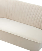 Ainhoa Velvet Loveseat with Hairpin Legs - HULALA HOME