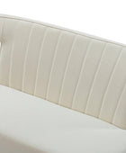 Megara Velvet Armless Wingback Loveseat - HULALA HOME