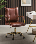 Vegan Leather Adjustable Task Chair